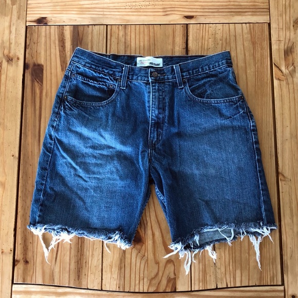 levi's cutoff shorts mens